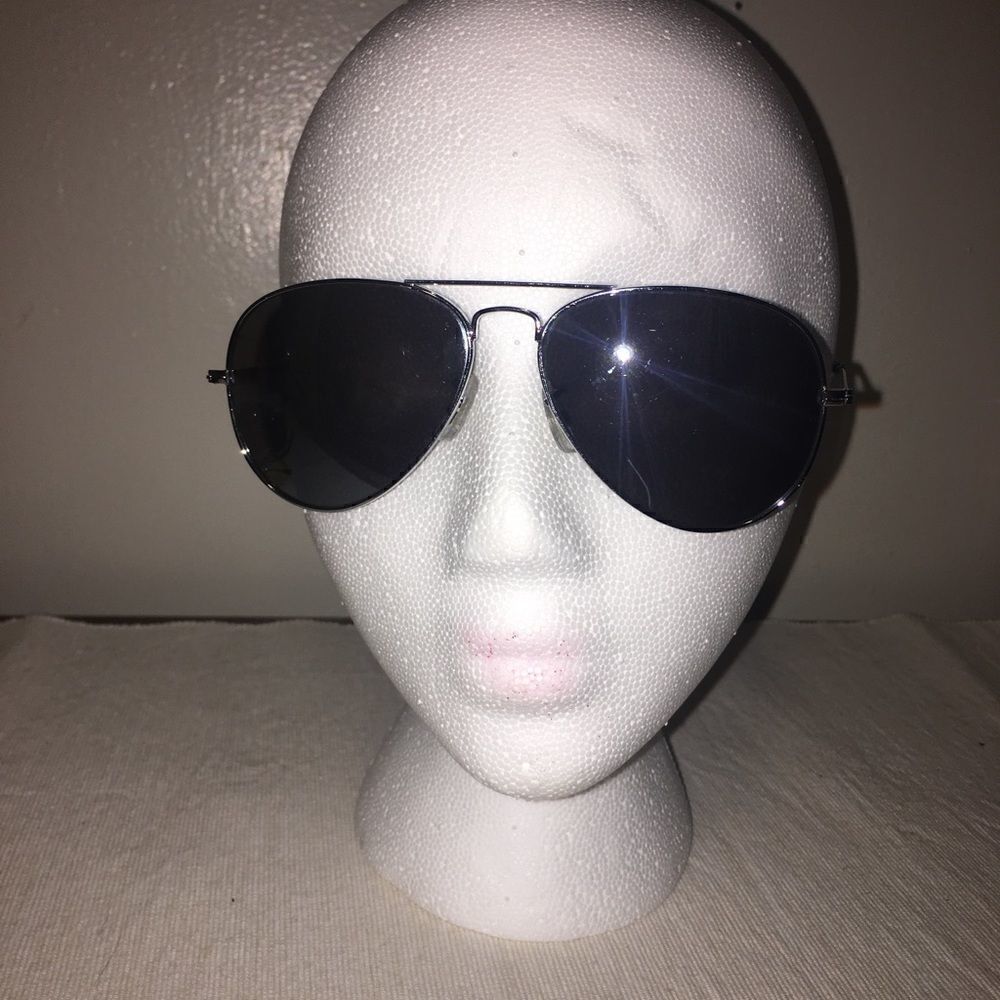 Double Bridge Aviator Sunglasses